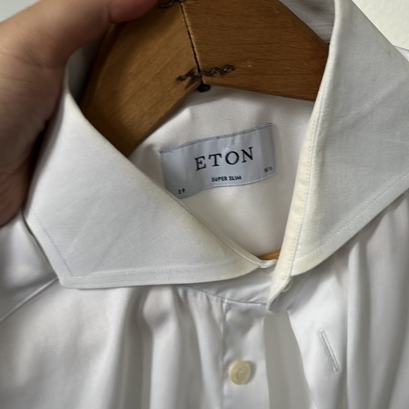 Eton super slim dress shirt in size 15.5 neck - Picture 9 of 9
